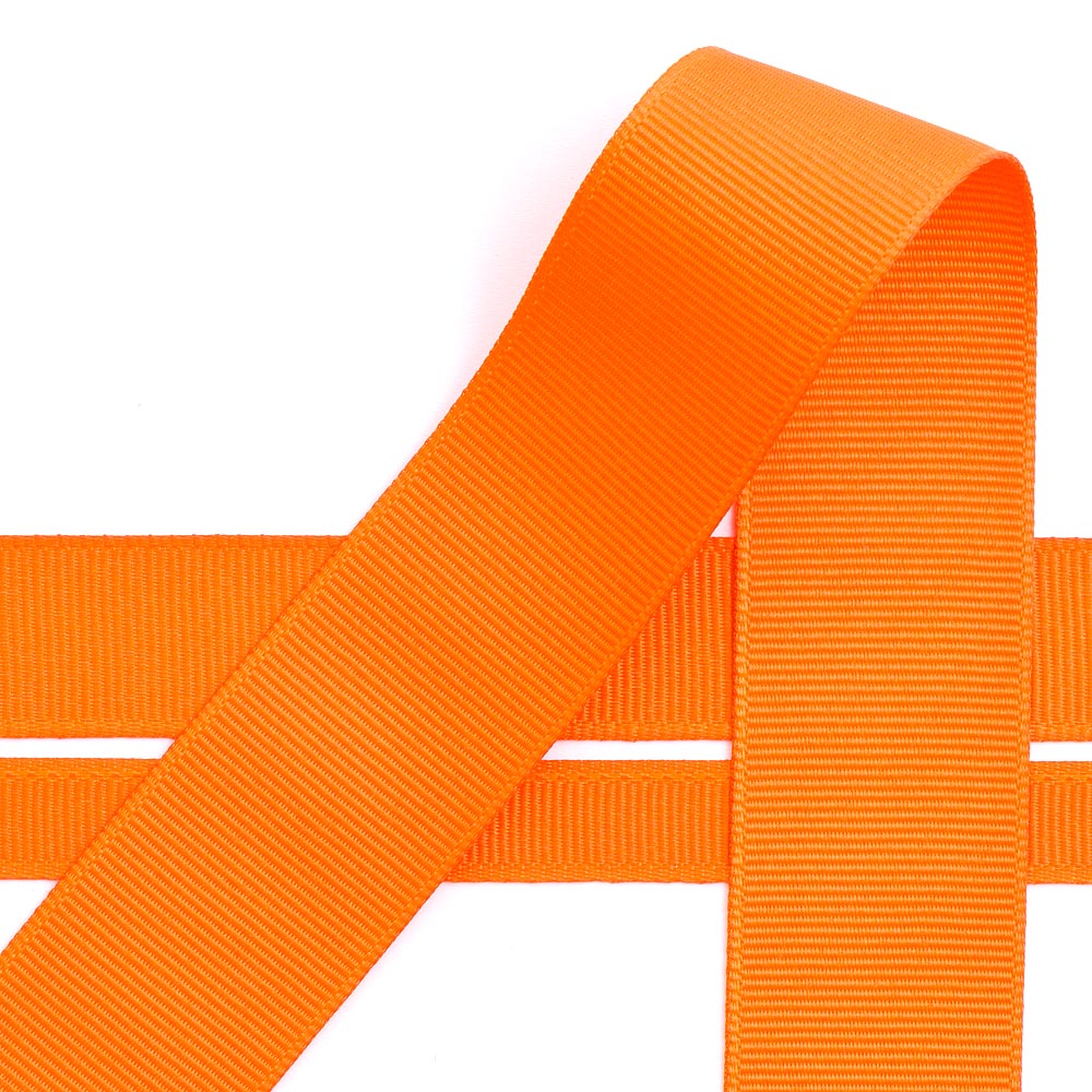 10mm Orange Grosgrain Ribbon 10M