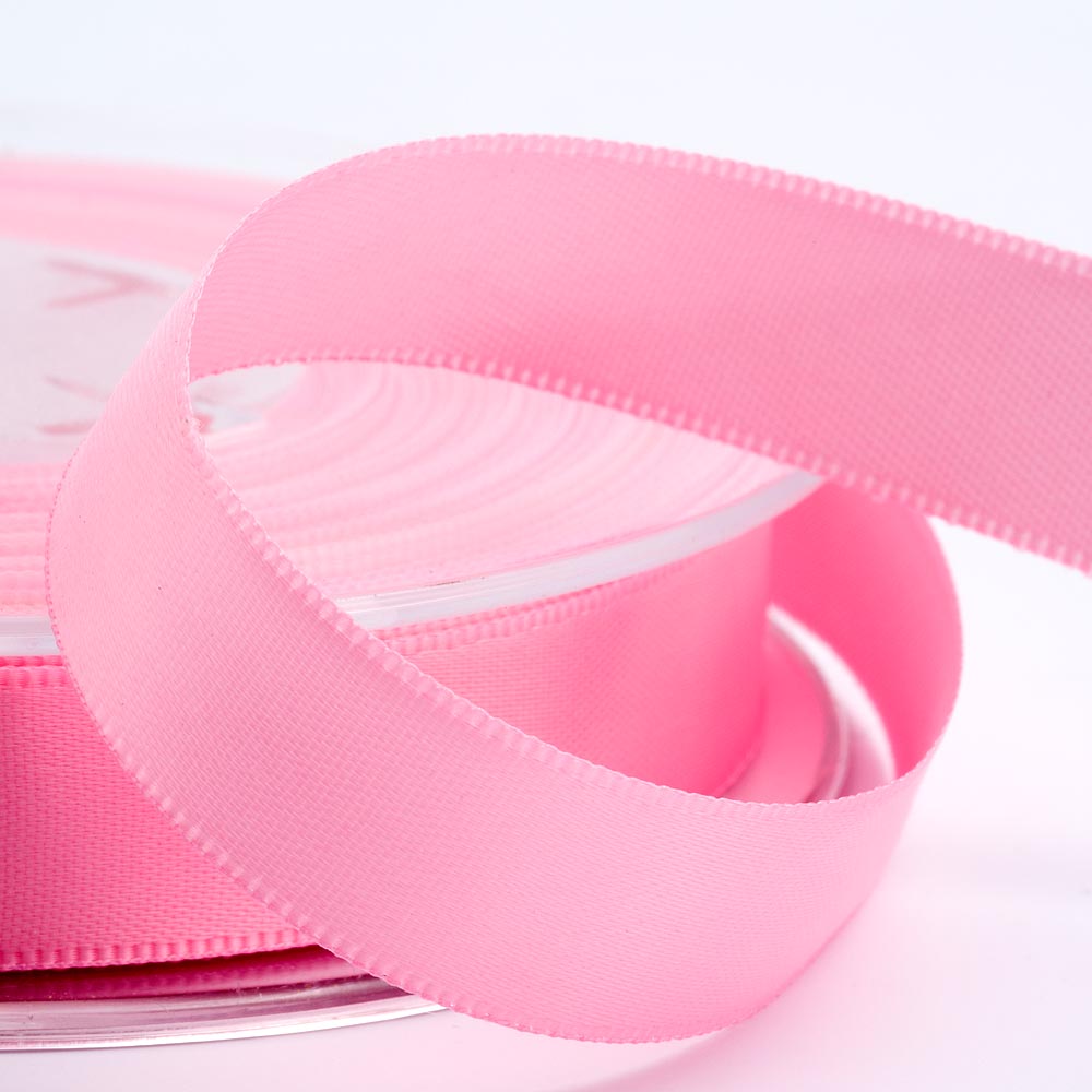 3mm Pink Satin Ribbon 50M