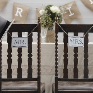 Mr & Mrs Hanging Signs