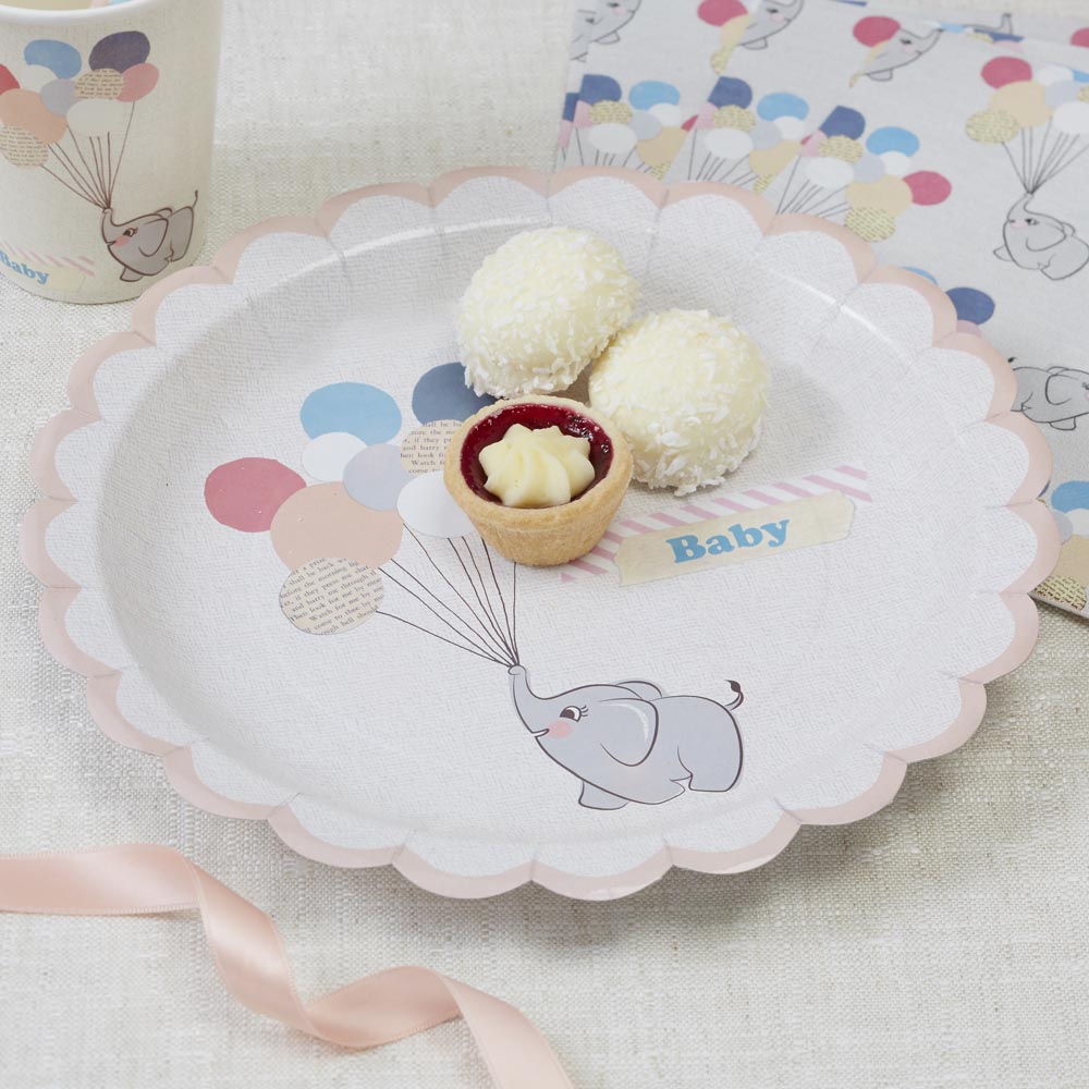 Nellie Baby Shower Paper Plates