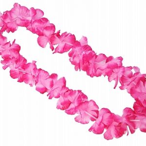 Pink Hawaiian Lei Necklace