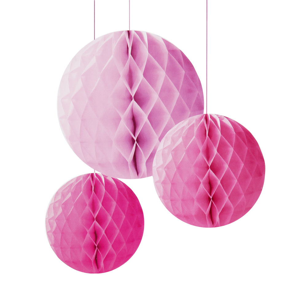 Pink Honeycomb Set