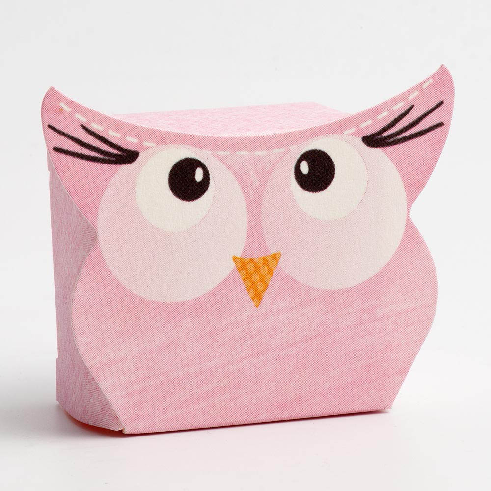 Pink Owl Favour Box - Small