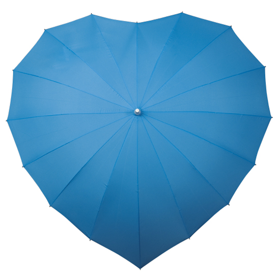 Heart Umbrellas - Sky Blue