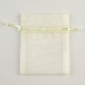 Small Ivory Organza Favour Bag
