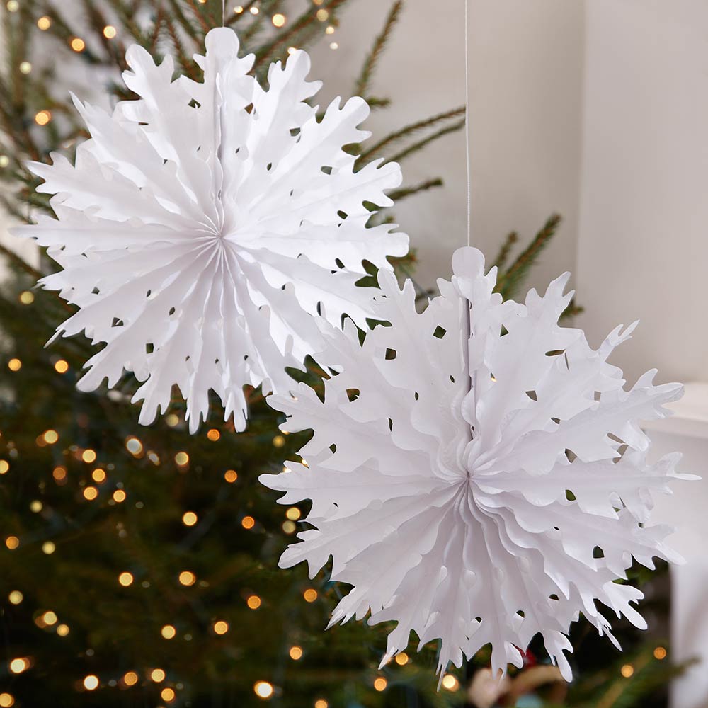 Snowflake Paper Decorations