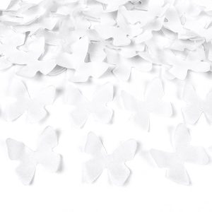 White Butterfly Confetti Cannon