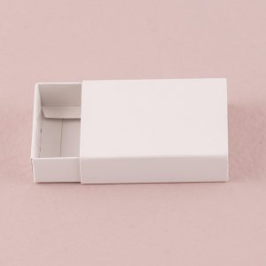White Matchbox Favour Boxes x 8