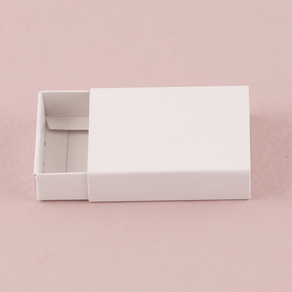 White Matchbox Favour Boxes x 8 by Favour Lane