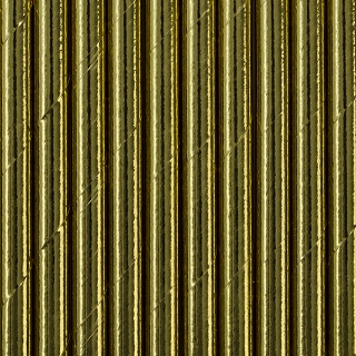 Metallic Gold Foil Paper Straws