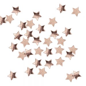 Rose Gold Star Shaped Confetti