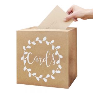 Kraft Wedding Post Box