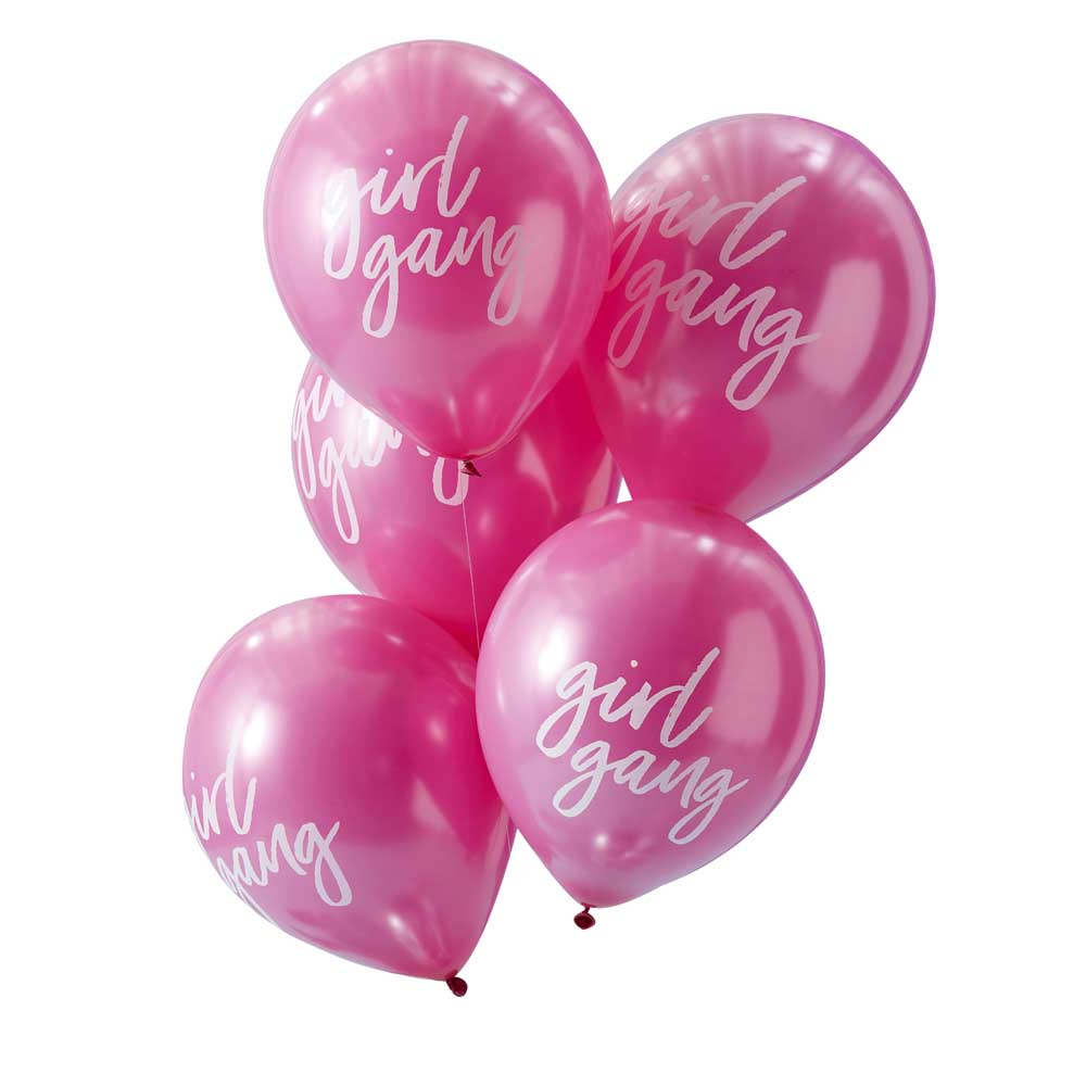 Pink Girl Gang Balloons