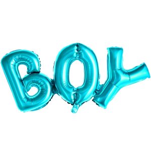 Blue Foiled Boy Balloon