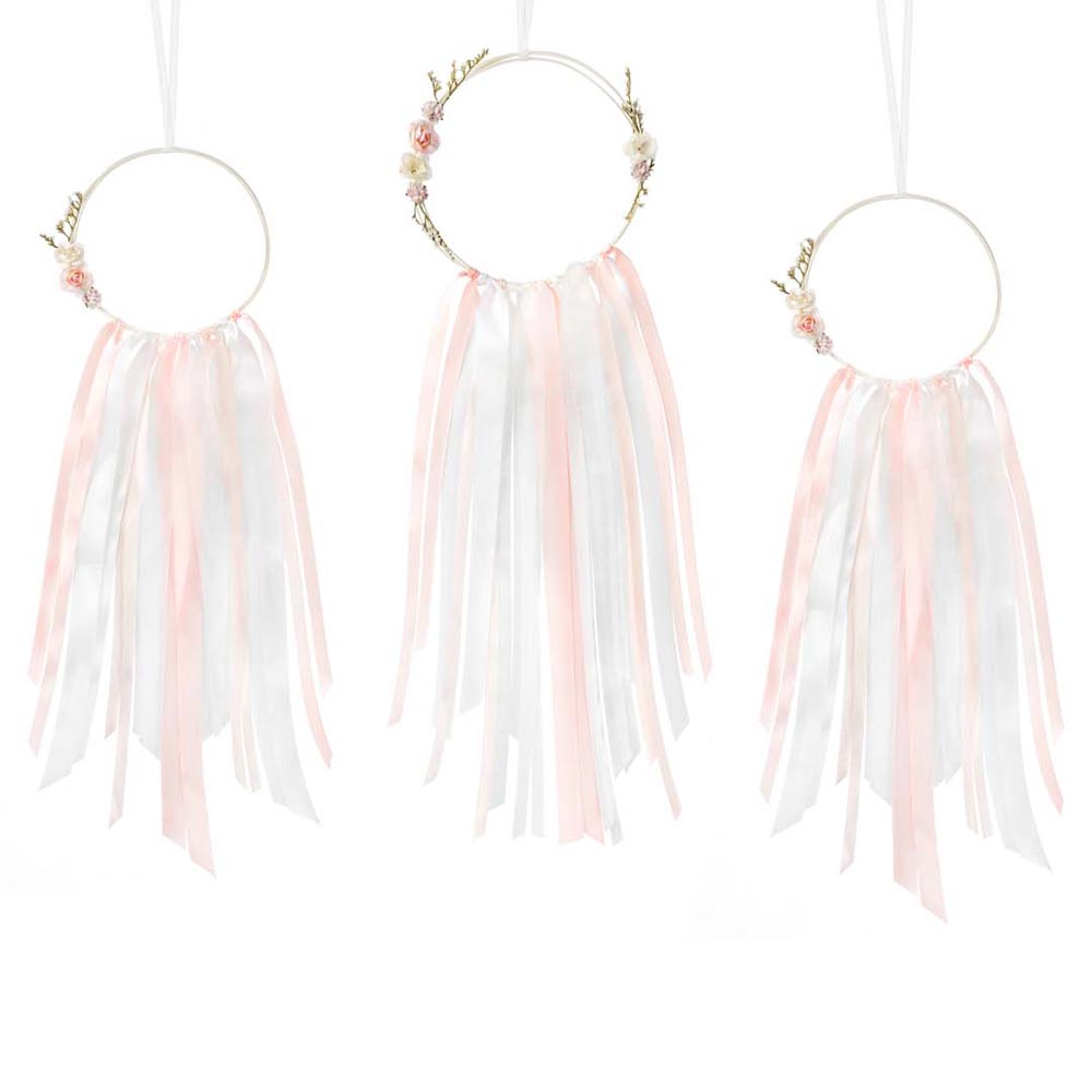 White And Pink Dream Catcher Kit